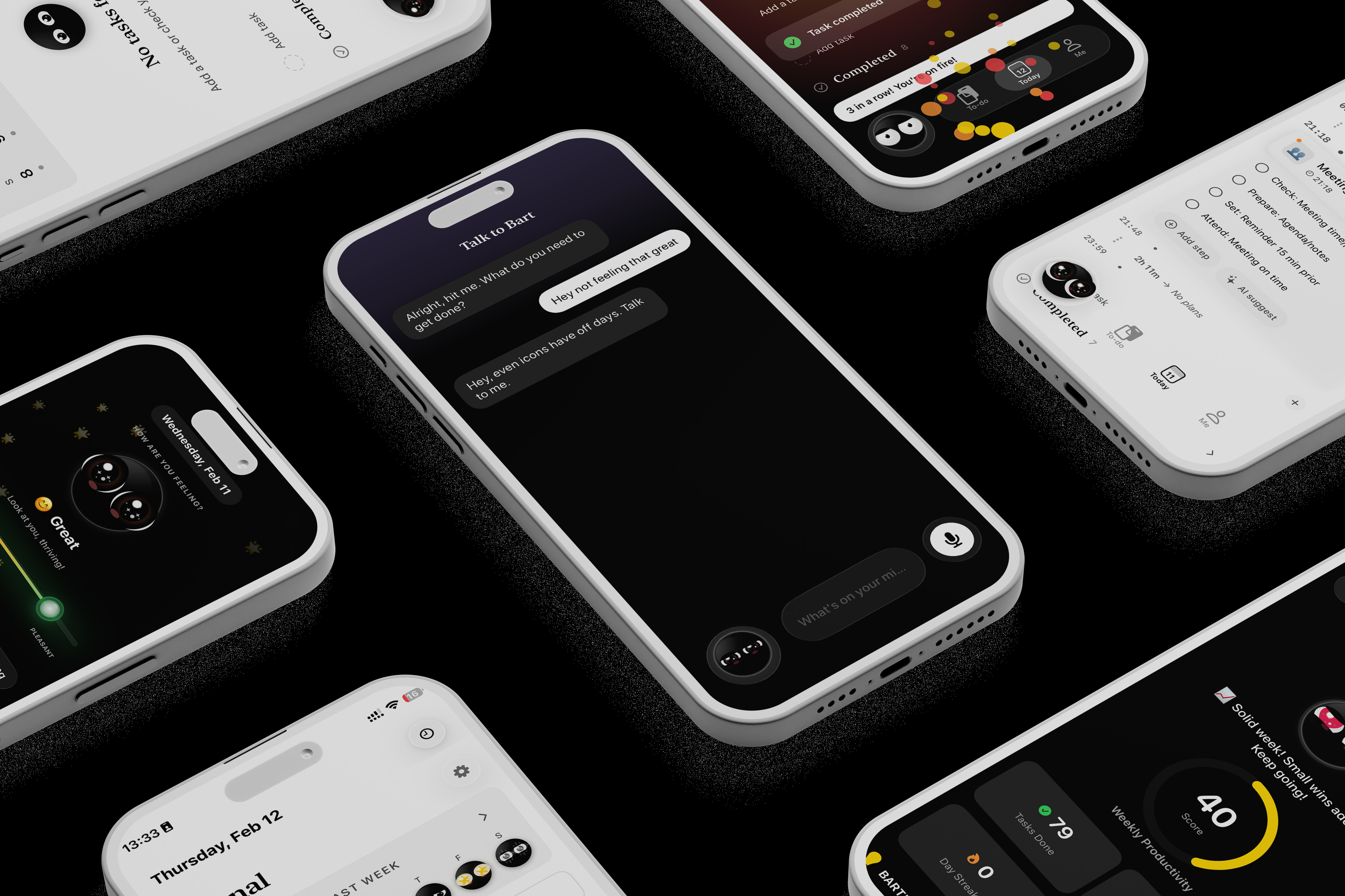 Mood Logger - Clay iPhone Mockup